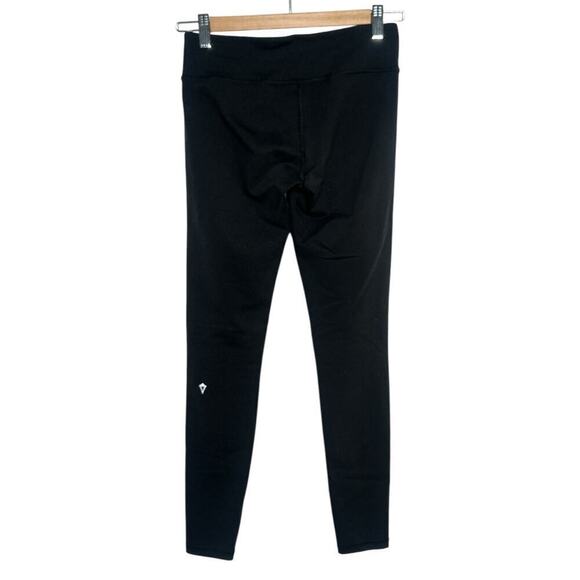 Ivivva Solid Black Athletic Leggings Girls Size 14 - Picture 2 of 4